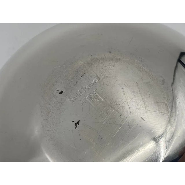 Metal Silvered Shell Skyscraper Series by Richard Meier for Swid Powell, 1980s For Sale - Image 7 of 8