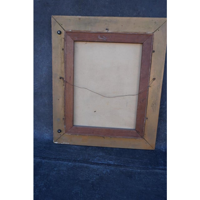 Textile Early 20th Century Self Portrait by Ivan Schneider, Oil on Canvas For Sale - Image 7 of 7