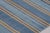 Rug & Kilim’s Indian Dhurrie Rug in Slate Blue and Ochre Stripes For Sale In New York - Image 6 of 9