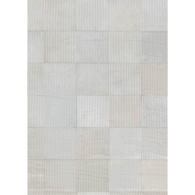 Contemporary Geometric custom hair on hide rug pastel by Doris Leslie Blau Size: 9'9" × 10'3" (297 × 312 cm) This...