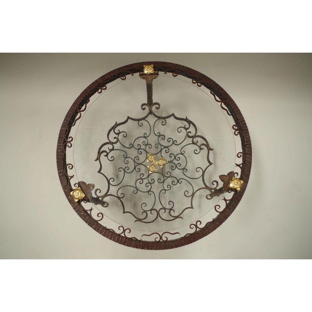1950s Italian Wrought Iron Coffee Table, 1950s For Sale - Image 5 of 6