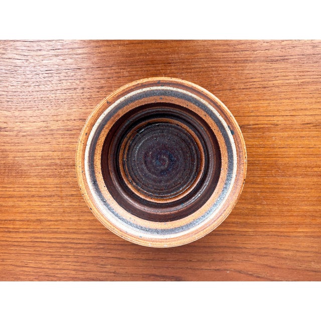 Mid-Century Modern Danish Studio Pottery Bowl by Tue Poulsen for Tue Keramik, 1960s For Sale - Image 13 of 15