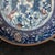 Ceramic Chinese Ceramic Plate,Blue and White Red Ground Porcelain Plate Hand Painted Butterfly and Flowers Pattern For Sale - Image 7 of 10