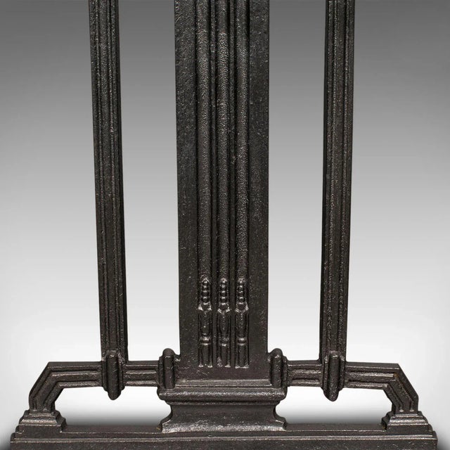 1900s Antique Victorian English Cast Iron Ornate Stick Stand For Sale - Image 11 of 13