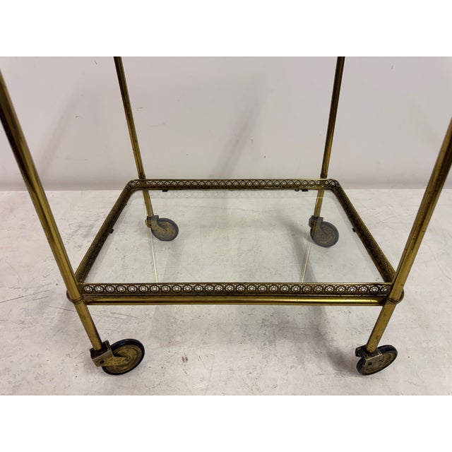 French Brass Drinks Trolley, 1960s For Sale - Image 4 of 18
