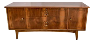 Vintage Lane MCM Walnut Cedar Chest on Legs