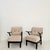 Mid-Century Modern Mid-Century Modern Lounge Chairs with Black Wooden Frame, 1950s, Set of 2 For Sale - Image 3 of 18