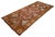 Vintage Hand Knotted Neutral Color Turkish Large Runner Rug - 4′5″ X 10′6″ For Sale - Image 4 of 11