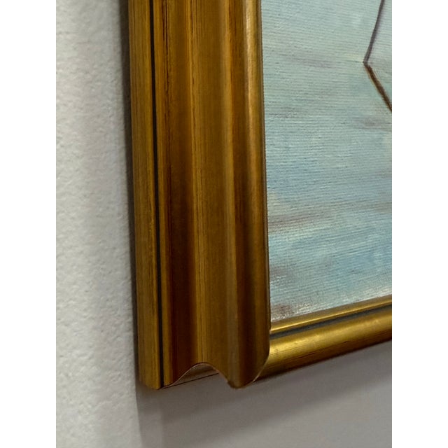 Vintage Coastal O/C Painting by Thomas Kerwick (1923-2015) For Sale - Image 11 of 11