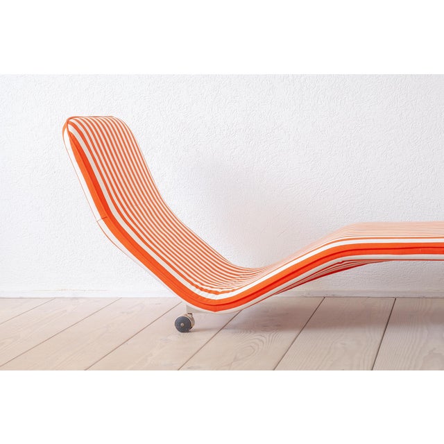 Textile F10-001 Chaise Longue by Antti Nurmesniemi & Vuokko Eskolin-Nurmesniemi for Vuokko, Finland, 1968 For Sale - Image 7 of 14