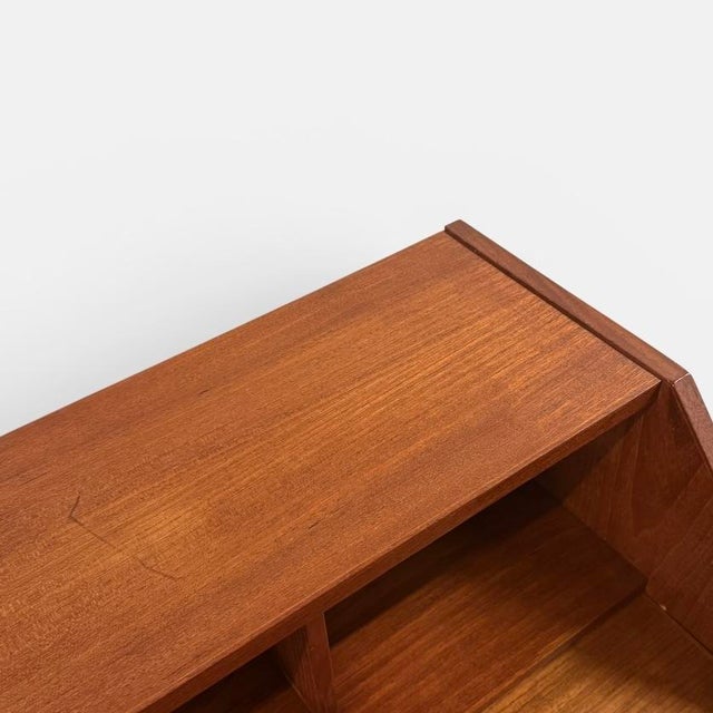 Wood Danish Teak Secretary, 1960s For Sale - Image 7 of 16