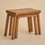 Pair of Dutch Brutalist Oak Nesting Tables, 1960s For Sale In Chicago - Image 6 of 13