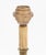 Brass Candlestick Mounted as a Table Lamp, wax detailed shaft. 15.25" H x 5.5" Diameter. Provenance: From a 45 East 62nd...