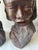 Pair of Vintage Traditional African Ebony Wood Man & Woman Carving Busters For Sale - Image 16 of 17