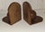 Art Deco Bookends with Oak Angles and Brown Maple Balls, 1930s, Set of 2 For Sale - Image 3 of 5