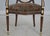 Brown Pair Vintage French Feather Carved Back Open Armchairs For Sale - Image 8 of 12