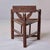 Wood 19th Century Welsh or English Folk Art Oak Corner Armchair For Sale - Image 7 of 11