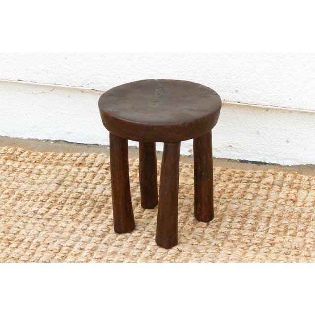Rustic African Milking Stool For Sale - Image 4 of 8