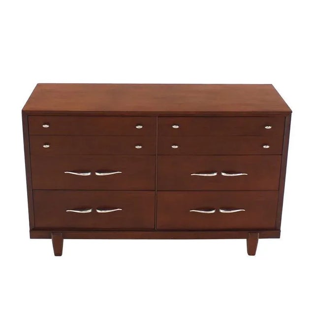 Mid Century Modern Style Wooden Lowboy Dresser For Sale - Image 10 of 11