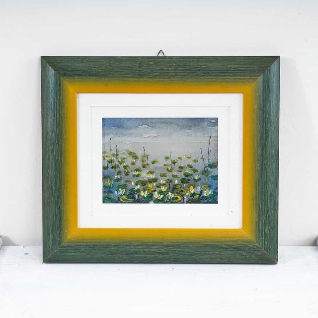 Giovanni Lovetti, Flowers, Oil on Canvas For Sale - Image 5 of 5