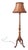 Gilded Wooden Floor Lamp with Fabric Lampshade, 1890 For Sale - Image 10 of 10