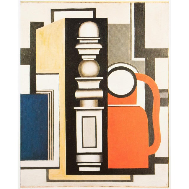 Red 1990 After F. Leger "Composition", "The Ball Movement", "The Corkscrew", Full-Color Print For Sale - Image 8 of 8