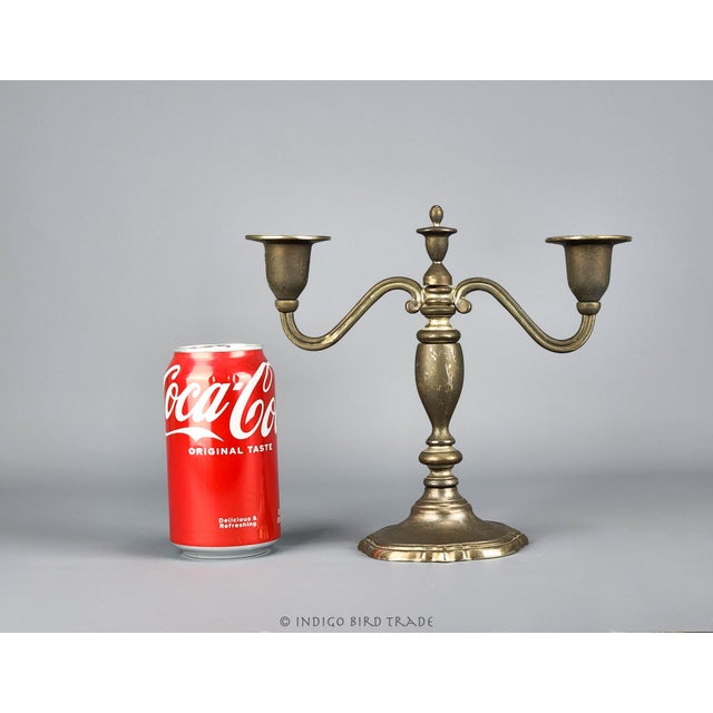 Vintage Silver Plated Candelabra for Two Taper Candles This beautiful candelabra is made from silver plated metal and...