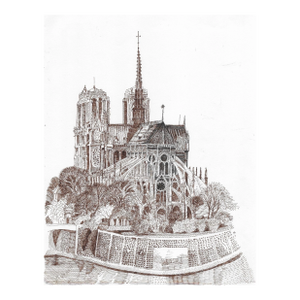 Notre Dame Paris by Ron Yrabedra