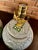 Pair of Celadon "Double Happiness" Ginger Jar Lamps and Linen Box Pleat Shades For Sale - Image 4 of 10