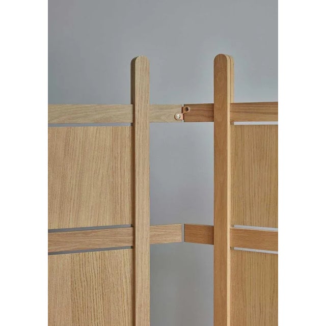 Contemporary Natural Fold Room Divider by Storängen Design For Sale - Image 3 of 7