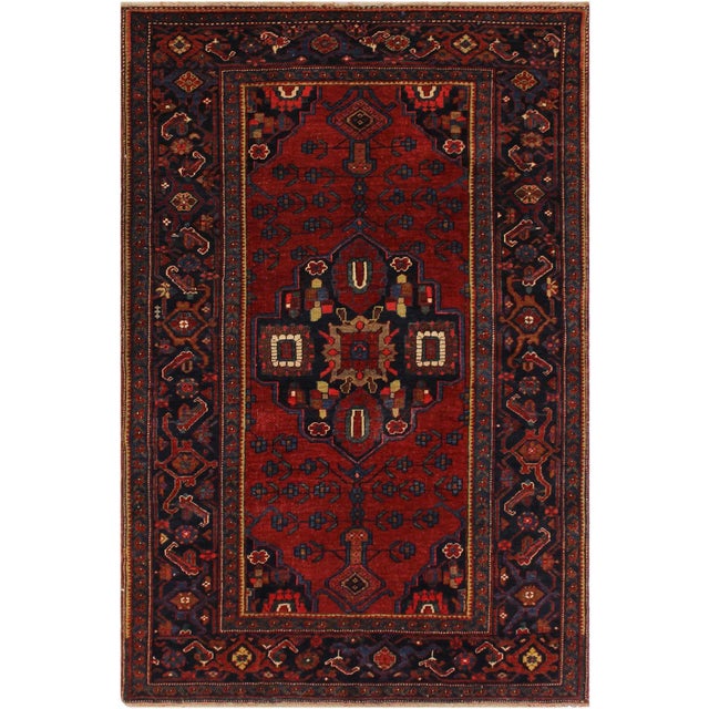 1930s Rustic Vintage 1900s Nomadish Vintage Medallian Rug For Sale - Image 9 of 9