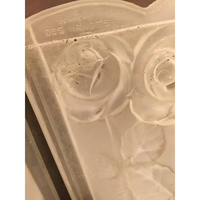 French Art Deco Chandelier Signed by Des Hanots For Sale - Image 9 of 10