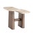 Contemporary Kaia Contemporary Marble and Brass 2 Tier Side Table For Sale - Image 3 of 3