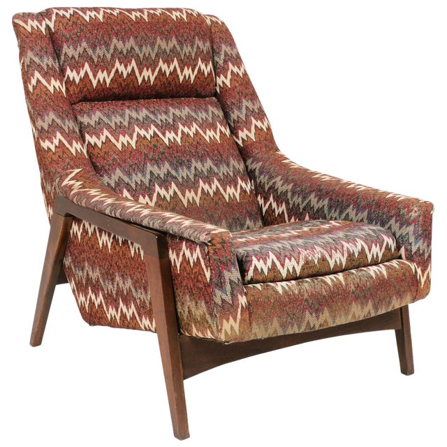 1970s Vintage Adrian Pearsall High Back Lounge Chair Chairish