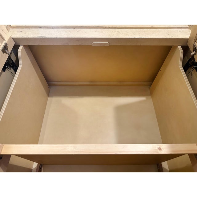 Media Armoire With Mirrored Cabinet Doors For Sale In Dallas - Image 6 of 12