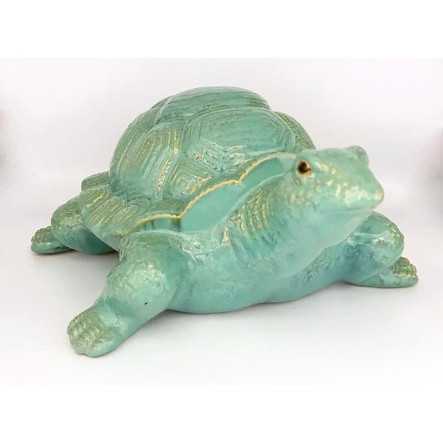 Ceramic Large Italian Ceramic Turtle, 1960s For Sale - Image 7 of 12