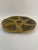 French Provincial 1950s French Gien Majolica Olive Green Oyster Plate For Sale - Image 3 of 15
