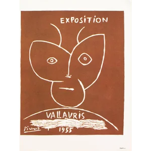 1957 After Pablo Picasso 1957 After Pablo Picasso "Exhibition, Vallauris 1955" Full-Color Poster