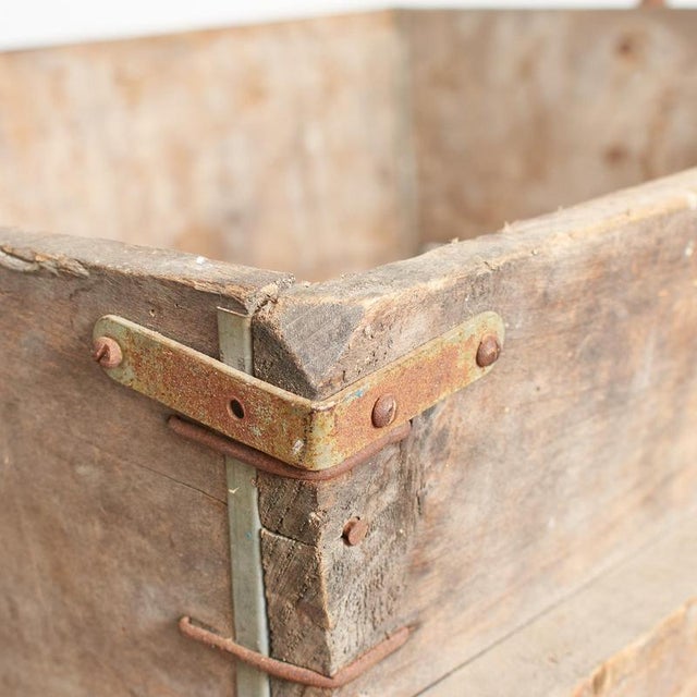 1950s Antique French Champagne Wooden Harvest Crate, 1950s For Sale - Image 5 of 9