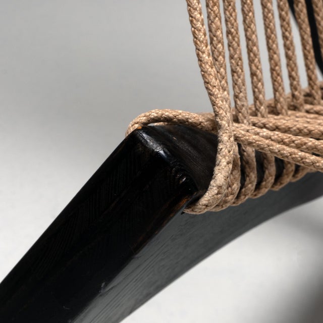 Black Harp Chair by Jørgen Høvelskov, 1960s For Sale - Image 8 of 17