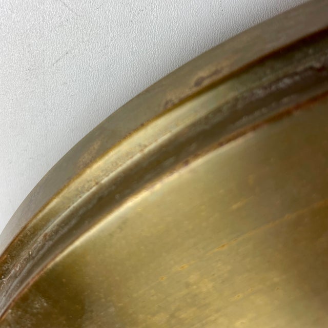 Brass and Murano Glass Ceiling Lamp, Italy, 1960s For Sale - Image 9 of 15