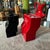 Red Two 1970s Mid-Century Modern Ceramic Italian Vases by Enzo Bioli for Il Picchio For Sale - Image 8 of 9