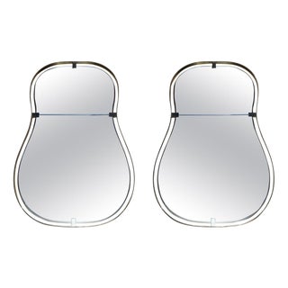 Anjou Mirrors in Polished Brass and Glass from Donghia, Set of 2 For Sale