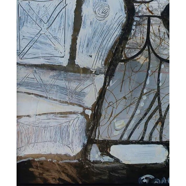 2020s Avant-Garde Oil Painting, Ukrainian Soviet Art, Sologub n.n. 60-50 For Sale - Image 5 of 6
