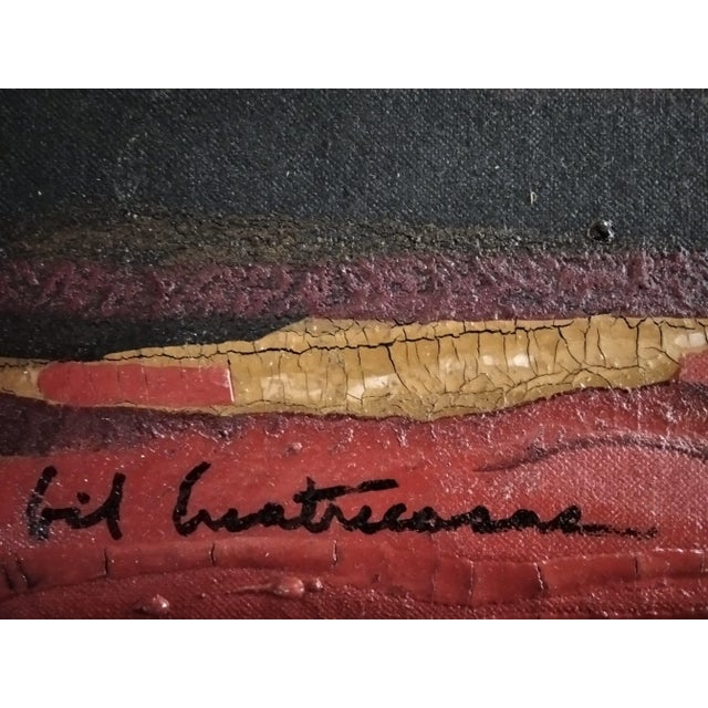 Gil Cuatrecasas, Composition, 1970, Oil on Canvas For Sale - Image 3 of 7