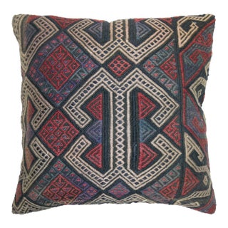 Zabihi Collection Tribal Traditional Kilim Pillow For Sale