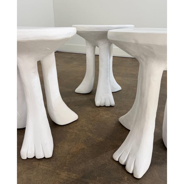 Sculpture Materials John Dickinson for Sutherland "African" Three-Legged Tables, Set of Three For Sale - Image 7 of 18