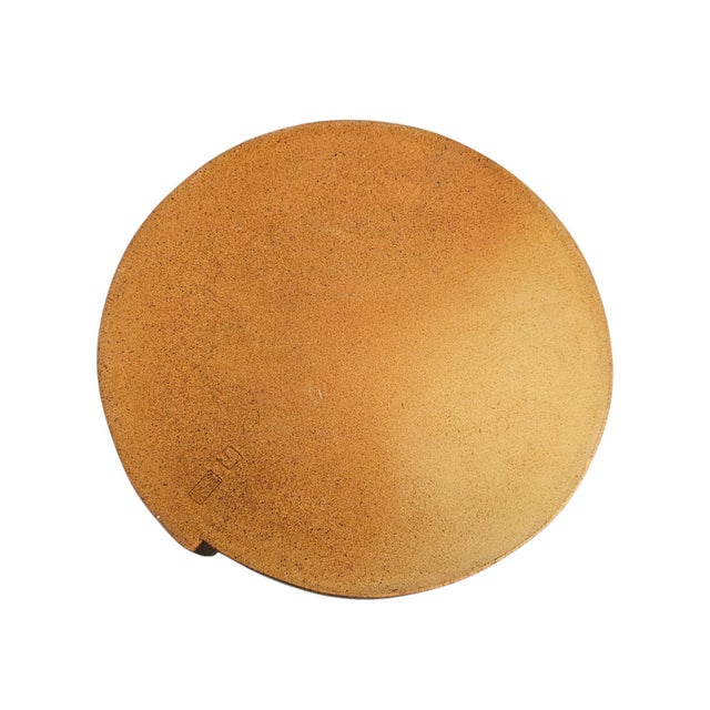 Late 20th Century Japanese Stoneware Ikebana Suiban With Variegated Glaze For Sale In San Francisco - Image 6 of 13