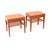 Mid-Century Modern Vintage Danish Teak Side Tables by Severin Hansen for Haslev, 1960s, Set of 2 For Sale - Image 3 of 11