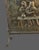 Metal Antique Stamped Repousse Brass Figural Tavern Scene Fireplace Screen For Sale - Image 7 of 13